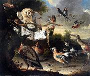 Melchior de Hondecoeter Das Vogelkonzert oil on canvas